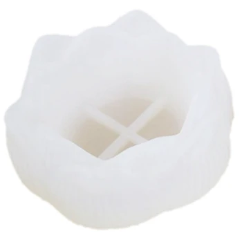Lotus Opbevaringsboks Silikone Formen DlY Crystal Epoxy Askebæger Smykker Håndlavet Dekoration Silikone Formen