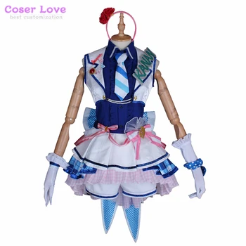 LoveLive Aquors efter school arcade Spil Matsuura Kanan Cosplay kostume til Karneval, Halloween, julefrokost