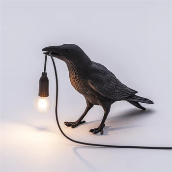 Lucky Bird bordlampe LED Lys Stue, Soveværelse LED bordlamper Indendørs Belysning sengelampe, Home Decor Væg lamper
