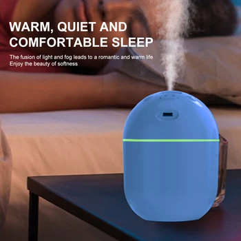 Luftfugter Husstand Soveværelse Små Mini Luft Aromaterapi Rensning Sprøjte Vand Påfyldning Instrument USB-Aircondition