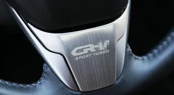 Luksuriøse ABS ChromeThe rattet er udsmykket med dekorative bånd Til Honda CRV 2017