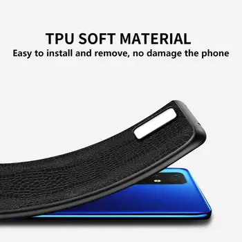 Luksus Krokodille Mønster Phone Case for Samsung Galaxy A51 A71 A21s A12, A31 A41 A32 A02s A11 A72 A52 A42 5G A01 A91 A21 EU-Dækning