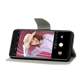 Luksus Magnetiske Pung Sag For OPPO A5 A3S A12E A52 A72 A92 Tegnefilm Malet Flip Læder Telefonens Cover