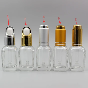 Luksus massage olie flaske glas 20 ml pipette af glas flaske med glas pipette til olie-serum