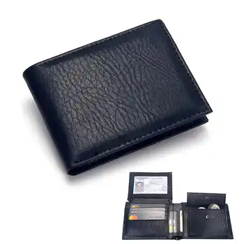 Luksus Mænds Tegnebog Solid Læder Slanke Tegnebøger Læder-Bifold Kort Kreditkort Mønt Business Taske