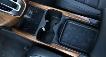 Luksus Træ Chrome Til Honda CRV 2017 Bil Indvendige Gear Dekorative Panel Frame Cover Trimmer Bil Styling, Auto Tilbehør