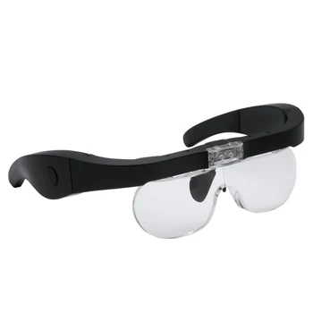 Lup-Briller Øje Lup med LED-Belysning USB-Genopladelige Forstørrelsesglas for Guldsmede Urmager