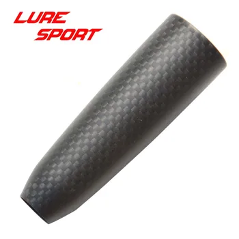 LureSport 2stk vævet carbon 8cm Greb 3K carbon groove håndtag Stang Bygning komponent Stang Reparation DIY blank