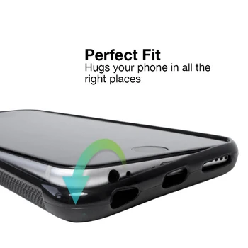 LvheCn Silikone Gummi Telefonen Tilfælde Dække for iPhone 6 6S 7 8 Plus X XS-XR 11 12 Mini Pro Max antal PINK OG BLÅ GEPARD