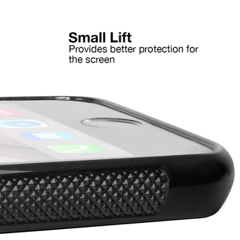 LvheCn Silikone Gummi Telefonen Tilfælde Dække for iPhone 6 6S 7 8 Plus X XS-XR 11 12 Mini Pro Max antal Hjertet pink