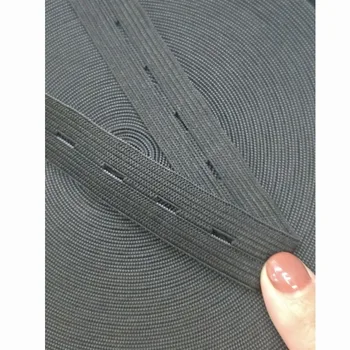 Lychee Liv DIY 10 M Sort Og Hvid Stretch Elastik Bånd Polyester Bånd Til at Sy Tøjet Håndværk Tilbehør