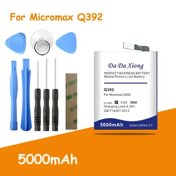 Lyn Levering 5000mAh Micromax Q392 Batteri for micromax Q392 mobiltelefon batteri