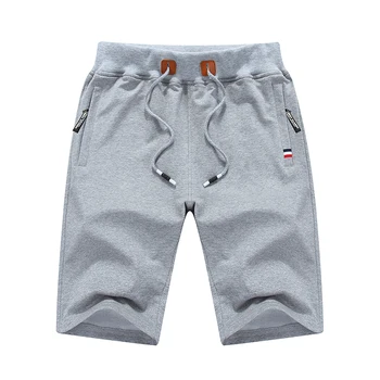 Lynlås lomme shorts 2019 sommer mode mænds shorts stor størrelse 5XL mænds bomuld stranden casual mænds shorts mænd mærke tøj