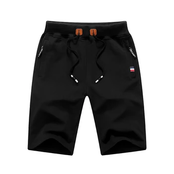 Lynlås lomme shorts 2019 sommer mode mænds shorts stor størrelse 5XL mænds bomuld stranden casual mænds shorts mænd mærke tøj