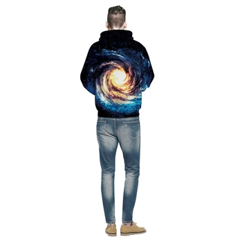 Lyprerazy 3D Himmel Plads Galaxy Hættetrøjer Cap Hoody Udskrivning smuk Cool Galaxy Jakke Mænd/Kvinder Tøj Hooded Sweatshirt