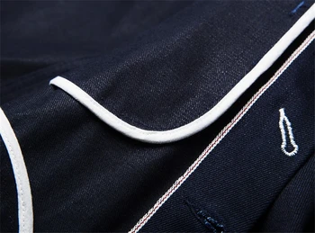 Læs Beskrivelsen! Asian størrelse bomuld 14.5 oz casual denim jakke med lange ærmer rå uvasket denim pels RGT-0001