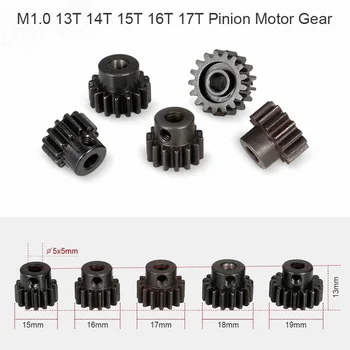 M1.0 13T 14T 15T 16 17 TON Metal Tandhjul Motor Gear for RC Bil 1/8 RC Buggy Bil Lastbil Motor Gear RC Bil Del