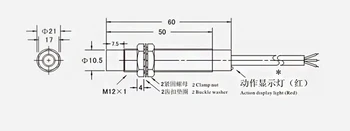 M12 4mm Metal Induktion Nærhed Skifte Nærhed Sensor2/3 Wire NO/NC LJ12A3-4-Z/BX/AX/AF/AY/EZ/DZ/EX