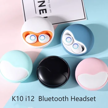 Macaron K10 I12 Sport Mini-I-Øret Trådløse Binaural TWS Bluetooth Headset 5.0