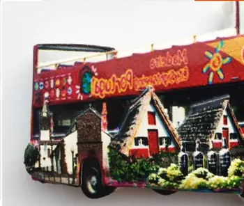 Madeira Bus, Køleskab Magneter, Dekorative Køleskab Magnet Home Decor