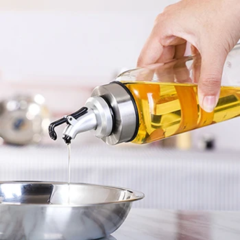Madlavning Krydderier, Olie, Sauce Flaske Flaske Glas Opbevaring af Flasker til Olie og Eddike Kreative Olie Dispenser Til Køkken Tilbehør