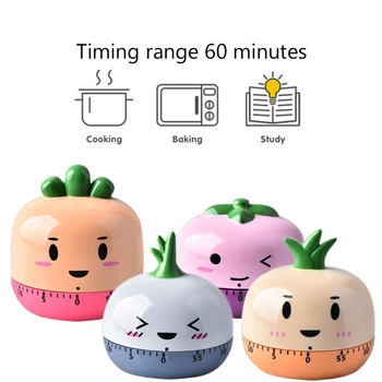 Madlavning Timer med Ingen Batterier Søde Fødevarer VegetablesAlarm Clock Time Management Værktøj for Børn og Voksne 7XEA