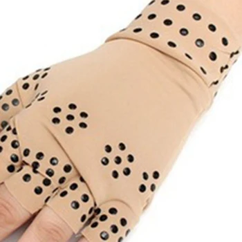 Magnetisk Anti Gigt Sundhed Kompression Terapi Handsker Fingerløse Handsker Handsker Sundhed