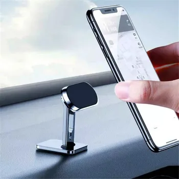 Magnetisk telefonholder 360 Rotation Super Stærk Magnet Bil Telefonen Holder Universal Bil Dash Mount Til iPhone 12 11 8 For Samsung