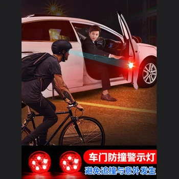Magnetisk Trådløse 5 LED Bil Dør Åbning Advarsel Lys, Vandtæt Auto Strobe Blottere Anti påkørsel bagfra Led-Lamper Sikkerhed