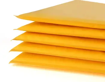Mail Kraftpapir 50stk Forsendelse Boble Polstret Mailing Kuverter for Mailer Gave Indpakning Selv Tætning Kurer opbevaringspose Forsendelse