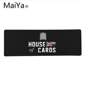 Maiya Top Kvalitet House of Cards Komfort musemåtten Gaming Musemåtte Gratis Fragt Stor musemåtte Tastaturer Mat