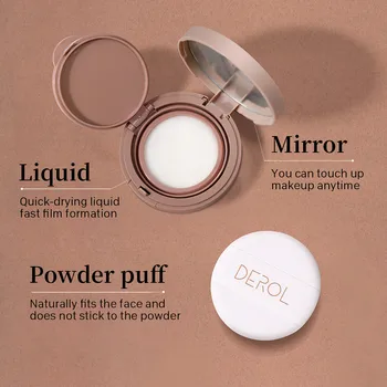Makeup luftpude Powder Puff Oil Control Hud Lysere Creme Naturlige Fugtgivende Foundation, Concealer Kridtning Makeup BB