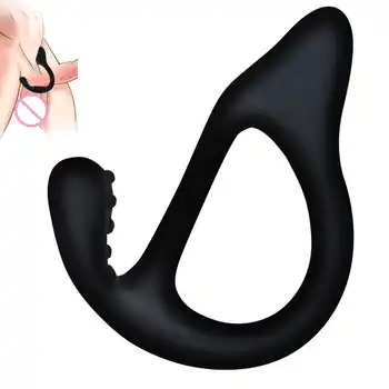 Mandlige silikone penis ring forsinkelse sædafgang seksuel legetøj til mænd cock høj kvalitet lærer toy elsker