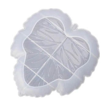 Maple Leaf Skuffe Askebæger Silikone Formen Crystal Epoxy Harpiks Formen for DIY Crystal Håndlavede Smykker Opbevaring Bakke Harpiks Skimmel