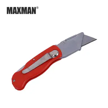 MAXMAN Høj Kvalitet Folde Kniv Alle Stål Håndtag Udendørs Lomme Kniv, Tæppe, Læder Skærende Værktøj
