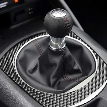 Mazda MX-5 MX5 2016-2021 Bil gearkasse Skift Frame Cover Carbon Fiber Trim Dekorative Sticker Indvendigt Tilbehør