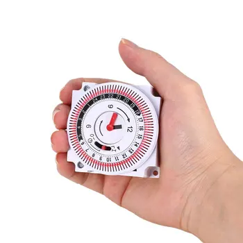 Mekanisk Timer-250V Tid Tæller Påmindelse 15 min 24h Køkken Nedtælling Energibesparelser Controller Industrielle Timing Skifte