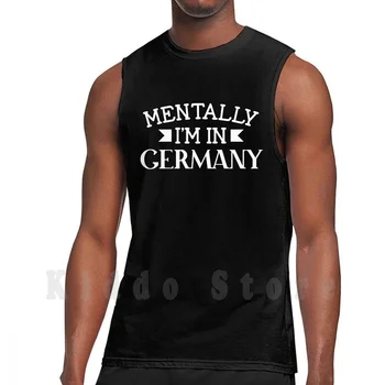 Mentalt Im I Japan Tyskland Gave Tank Toppe Vest Bomuld Mentalt Im I Tyskland Sjove Mentalt Meme Psykisk