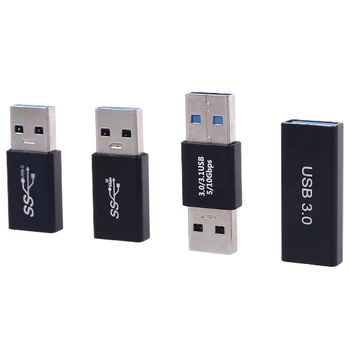 Metal USB 3.0 Mandlige og Kvindelige Serie Adapter OTG USB 3.0 til Type C Converter Stik til PC-Computer, Laptop, USB Oplader,
