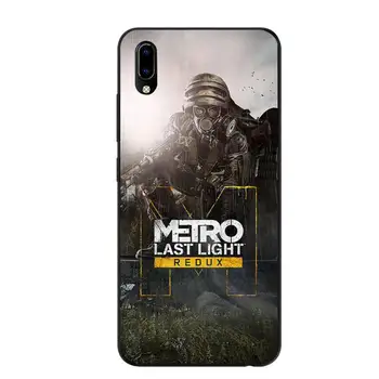 Metro 2033 Phone Case For Samsung S8 S9 S10 E S20 Kant plus lite 2019 Sort blød nax fundas dække