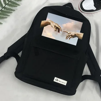 Michelangelo Æstetiske bolsas mochila tasker kawaii animationsfilm designer skole schoudertassen bolso mujer mujer tassen dames rygsæk