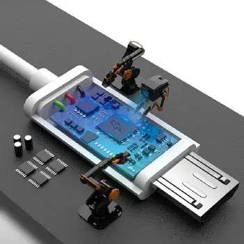 Micro-USB-Opladning Data Sync Kabel-Bærbare til Galaxy S7 J5 J3 J7 2017 Huawei P8 Lite Mobiltelefon Hængende Kabel