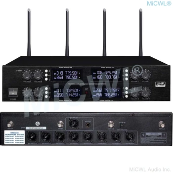 MiCWL 8 Desktop Svanehals Lyd Trådløse Mikrofon 400 Kanal Konference Radio Trådløse mødelokale System 8 XLR