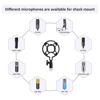 Mikrofonen Stå,Mic Boom Arm med Justerbar Affjedring Scissor Arm Stå telefonholderen,for Blue Snowball og Andre Mikrofoner