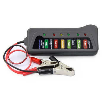 Mini 12V Bil Batteriet Tester Digital Generator Tester 6 LED-Lys Skærm Bil Diagnostisk Værktøj Auto Batteri Tester For Bil