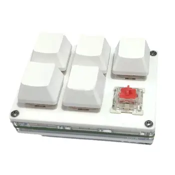 Mini 6-tast Tastatur DIY Custom USB-Programmering Genvej Til Windows/Linux/MacOS/Android-Tastatur Mekanisk Kopiere Nøgler Indsætte O0P0