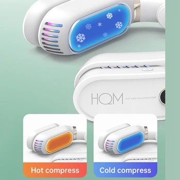 Mini Bærbare klimaanlægget Hals Fan Genopladelige Lille Bladeless Ventilator USB-Silent Fan Luft Køler