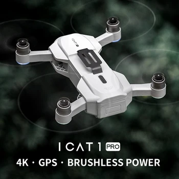Mini Drone GPS med Justerbar 4K Kamera, HD-16 Mins 5G Wifi 1406 Børsteløs Quadcopter Professionel FPV Dron Legetøj for Børn