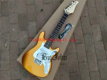 Mini Enkelt Bølge Elektrisk Guitar,Formue Paulownia Træ Krop og Palisander Gribebræt Chrome Hardware og BJ-378 379