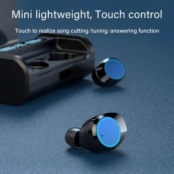 Mini G06 TWS Trådløse Bluetooth-Hovedtelefoner 5.0 Stereo auriculares Headset Sport Bluetooth-Hovedtelefon Øretelefoner Med Opladning BOX